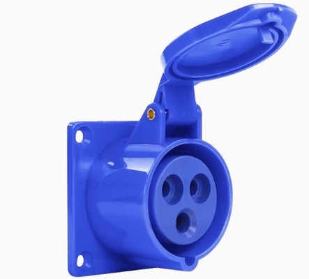 3 biegun 16A Roztwory wystawione na światło 3 gniazda CEE/IEC International Industrial Connector