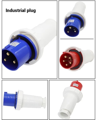 5X63 125A Przemysłowe wodoodporne wtyczki i gniazda 3 pin 4 pin 380V-415V Wtyczki wodoodporne