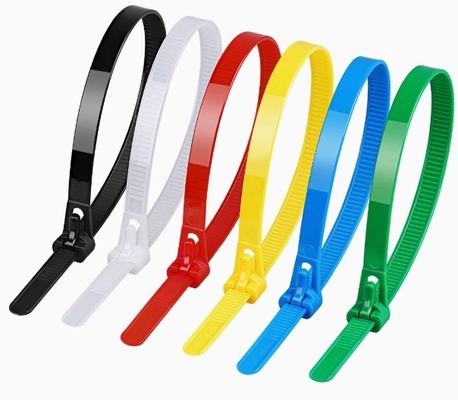 2.5*200 PA66 Kolor regulowalny Samoblokowanie Nylon Cable Zip Krawaty 200mm Trwałe Do Przemysłu