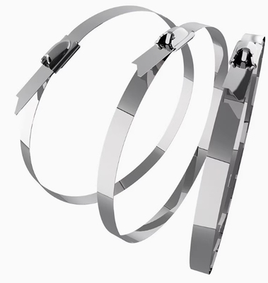 7.9*600mm Samoblokujący się kabel Krawat 304 316 ze stali nierdzewnej
